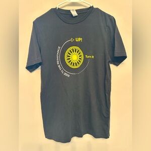 Black “Rise to the Resistance” Cycling Tee Medium